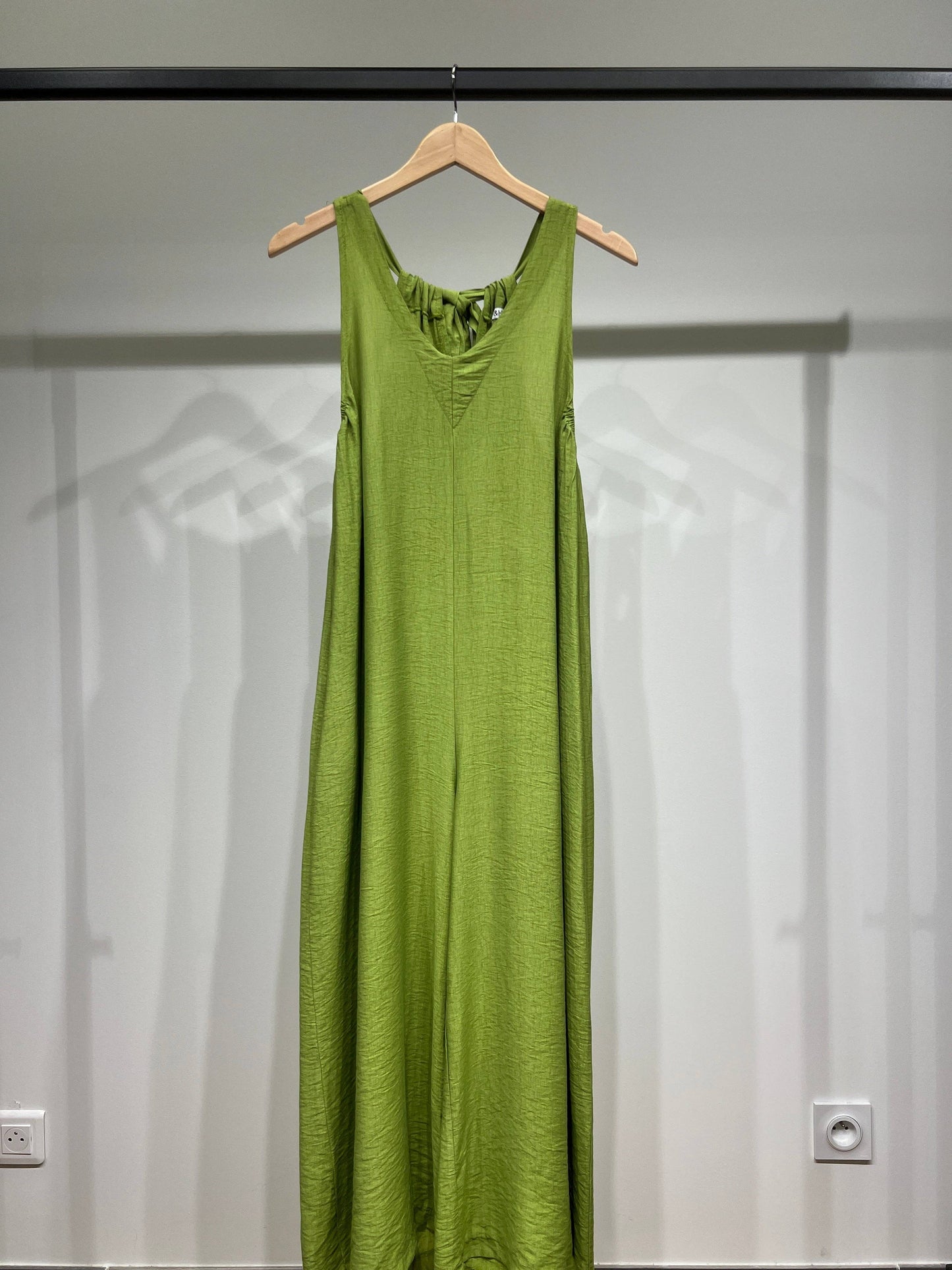 Combinaison Pantalon Fluide Coupe Palazzo Dos à Nouer Poches