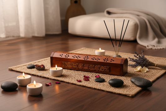 Brûle encens et boite à tarots 7 Chakras