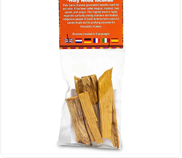 Bois sacré Palo Santo taille S