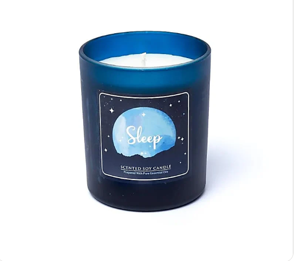 Bougie de soja parfumée Song of India Sleep dans en verre