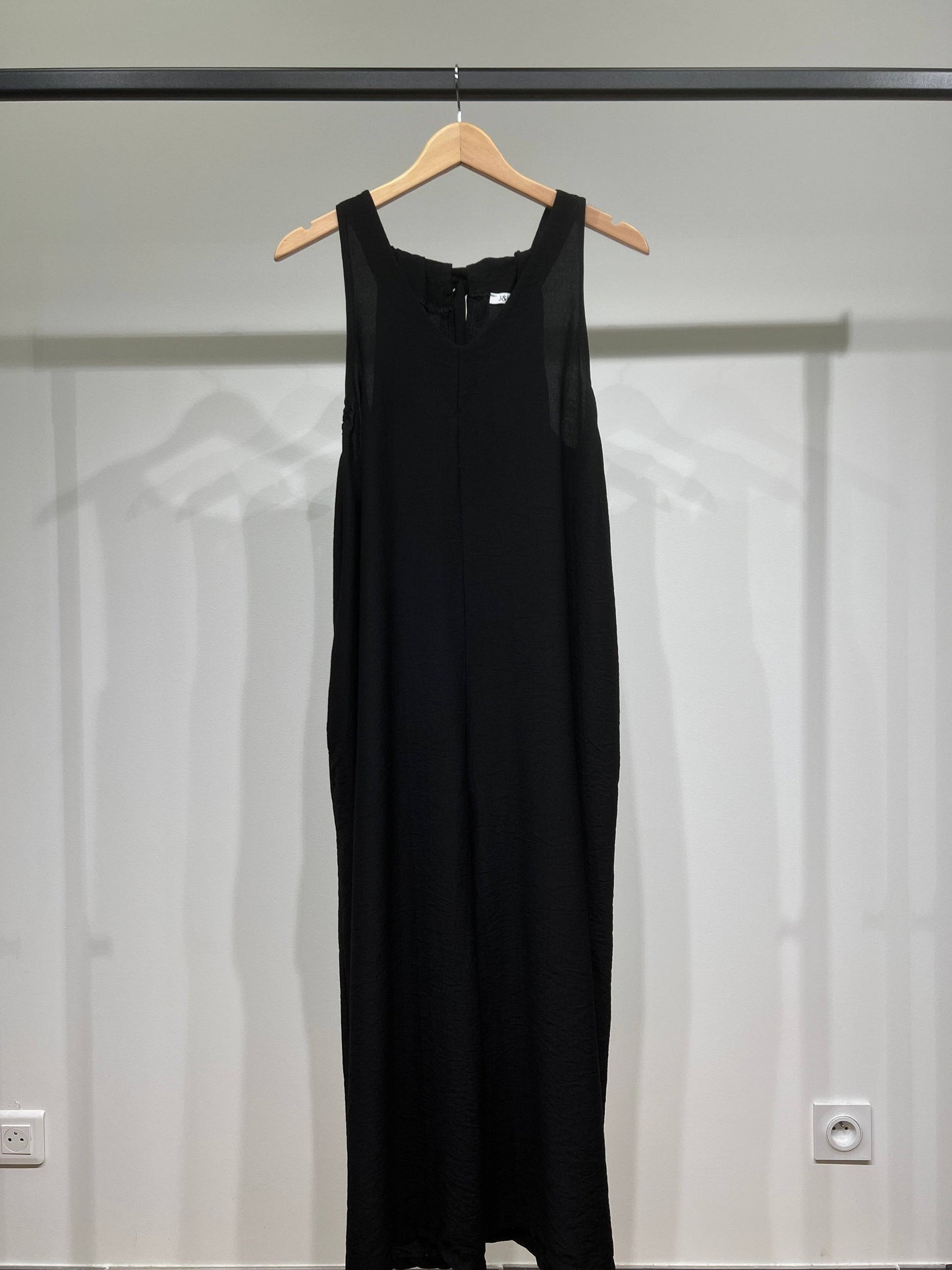 Combinaison Pantalon Fluide Coupe Palazzo Dos à Nouer Poches