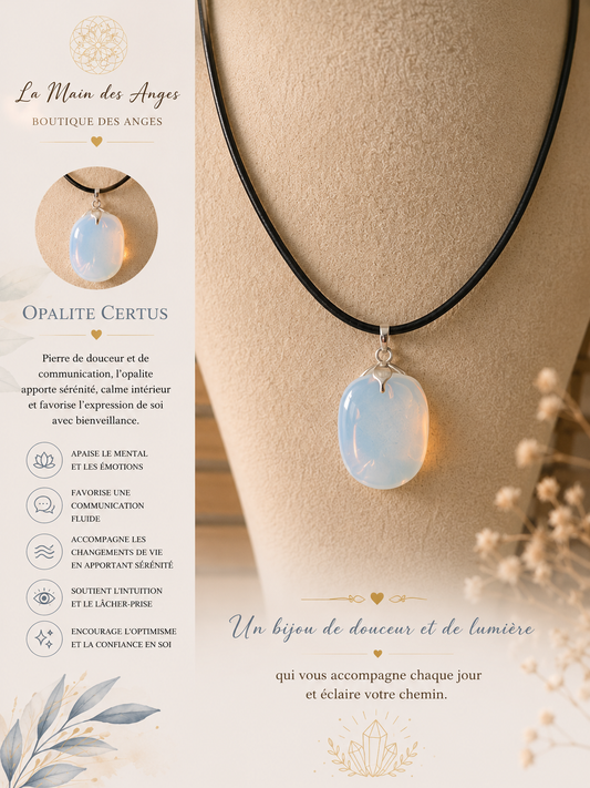 Pendentif en opalite